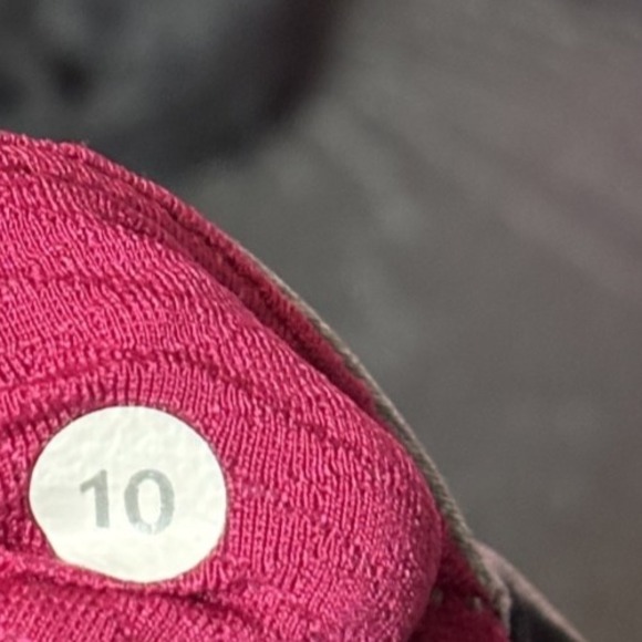 Lululemon Shorts Women 10 Multi Abstract 6" Yoga Athleisure Low Rise Biker Run - Picture 5 of 5